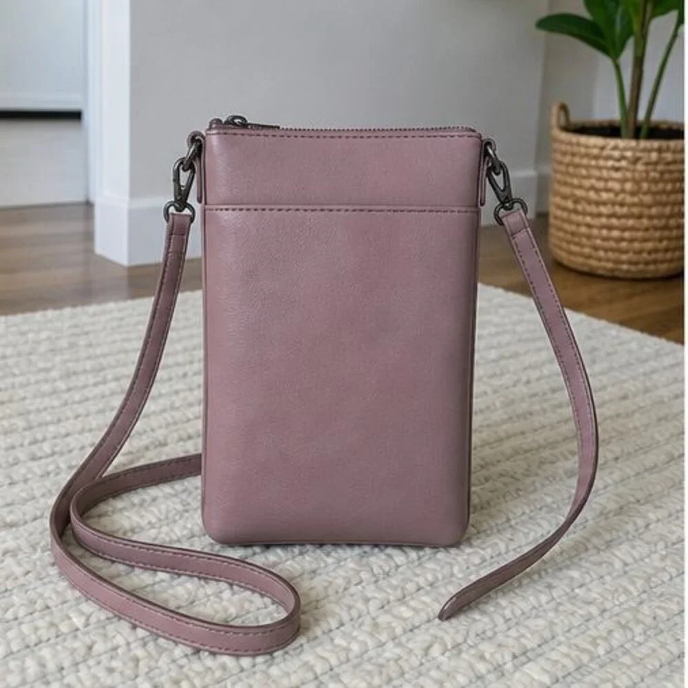 Merlot Zip Crossbody Bag